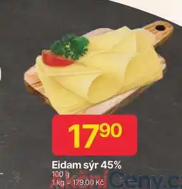 Hruška Eidam sýr 45% 100 g nabídka