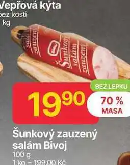 Hruška Šunkový zauzený salám 100 g nabídka