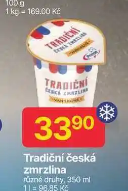 Hruška Tradiční česká zmrzlina různé druhy, 350 ml nabídka