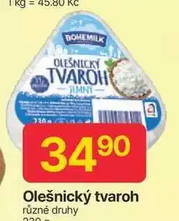 Hruška BOHEMILK Olešnický tvaroh různé druhy nabídka