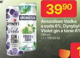 Hruška Amundsen Vodka a soda 6%, míchaný drink 0,25l nabídka