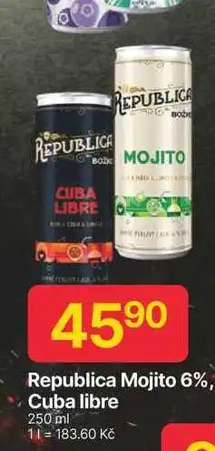 Hruška Republica Mojito 6%, 250 ml nabídka