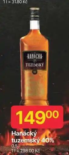 Hruška Hanácký tuzemský 40% 0,5l nabídka