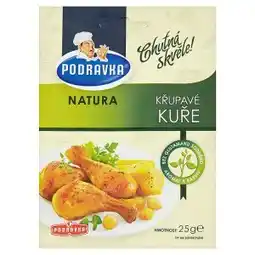Hruška Podravka Natura Křupavé kuře sypký kořenící přípravek 25g nabídka