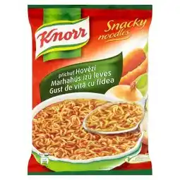 Hruška Knorr Snacky noodles, vybrané druhy 61g nabídka