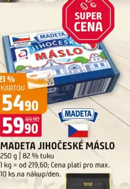 Terno Madeta jihočeské máslo nabídka