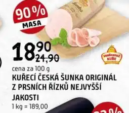 Terno Kuřecí česká šunka originál z prsních řízků nejvyšší jakosti nabídka