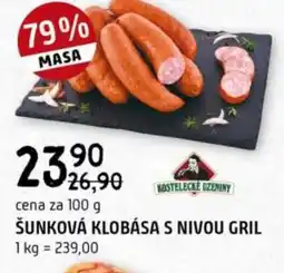 Terno Šunková klobása s nivou gril nabídka