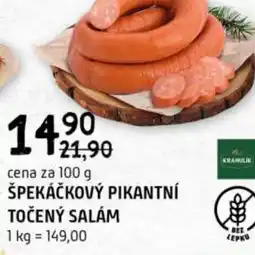 Terno Špekáčkový pikantní točený salám nabídka