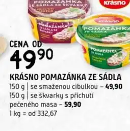 Terno Krásno pomazánka ze sádla nabídka