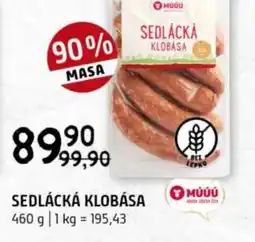 Terno Sedlácká klobása nabídka