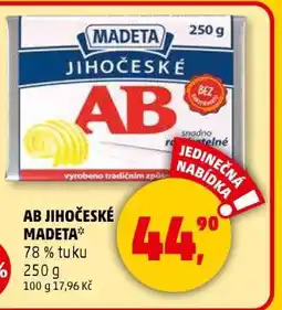 Penny Market AB Jihočeské Madeta nabídka