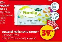Penny Market Toaletní papír Tento Family nabídka