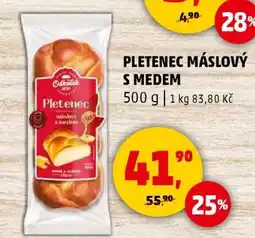 Penny Market PLETENEC MÁSLOVÝ S MEDEM nabídka