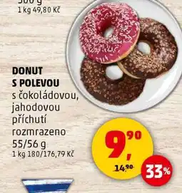Penny Market DONUT S POLEVOU nabídka