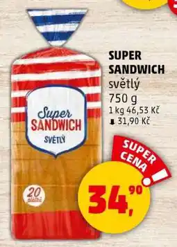 Penny Market Super Sandwich světlý nabídka