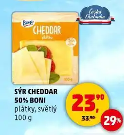 Penny Market SÝR CHEDDAR 50% BONI nabídka