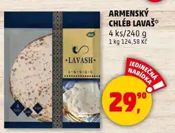 Penny Market Arménský chléb Lavaš nabídka