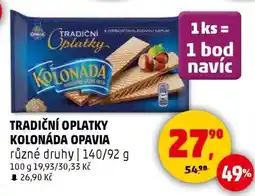 Penny Market TRADIČNÍ OPLATKY KOLONÁDA OPAVIA nabídka