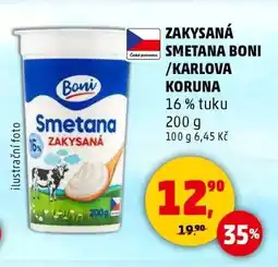 Penny Market ZAKYSANÁ SMETANA BONI / KARLOVA KORUNA nabídka