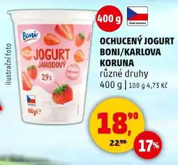 Penny Market Ochucený jogurt Boni/Karlova Koruna nabídka