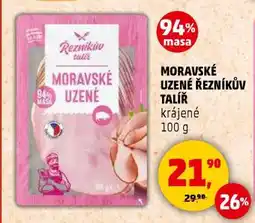 Penny Market MORAVSKÉ UZENÉ ŘEZNÍKŮV TALÍŘ nabídka