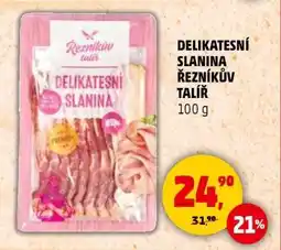 Penny Market DELIKATESNÍ SLANINA ŘEZNÍKŮV TALÍŘ nabídka