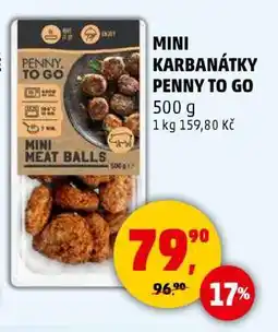 Penny Market Mini karbanátky Penny To Go nabídka