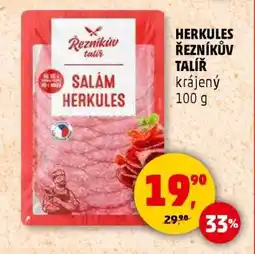 Penny Market HERKULES ŘEZNÍKŮV TALÍŘ krájený nabídka