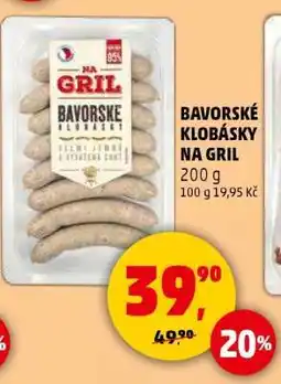 Penny Market BAVORSKÉ KLOBÁSKY NA GRIL nabídka