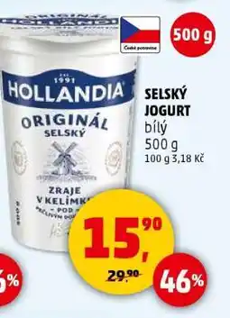 Penny Market Hollandia Selský jogurt nabídka