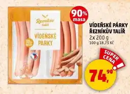 Penny Market VÍDEŇSKÉ PÁRKY ŘEZNÍKŮV TALÍŘ nabídka