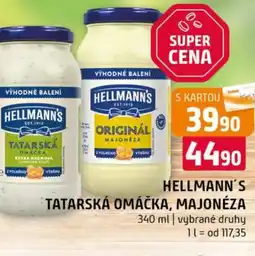 Terno Hellmann's tatarská omáčka, majonéza nabídka