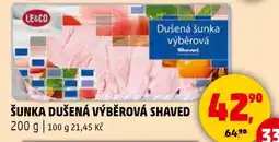 Penny Market ŠUNKA DUŠENÁ VÝBĚROVÁ SHAVED nabídka
