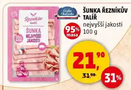 Penny Market ŠUNKA ŘEZNÍKŮV TALÍŘ nabídka