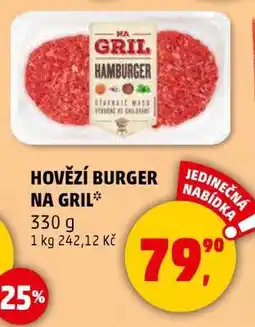 Penny Market HOVĚZÍ BURGER NA GRIL nabídka