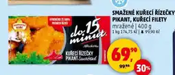 Penny Market SMAŽENÉ KUŘECÍ ŘÍZEČKY PIKANT, KUŘECÍ FILETY nabídka