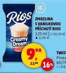 Penny Market ZMRZLINA S VANILKOVOU PŘÍCHUTÍ RIOS nabídka