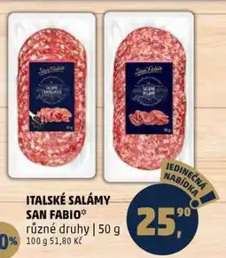 Penny Market Italské salámy San Fabio nabídka