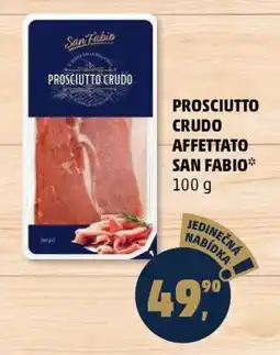 Penny Market PROSCIUTTO CRUDO AFFETTATO SAN FABIO nabídka