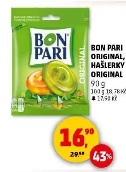 Penny Market BON PARI ORIGINAL, HAŠLERKY ORIGINAL nabídka