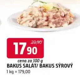 Terno Bakus salát/ bakus sýrový nabídka