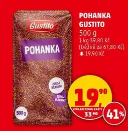 Penny Market POHANKA GUSTITO nabídka