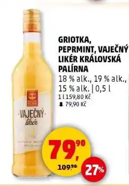 Penny Market VAJEČNÝ LIKÉR KRÁLOVSKÁ PALÍRNA nabídka