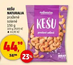 Penny Market KEŠU NATURALIA pražené solené nabídka