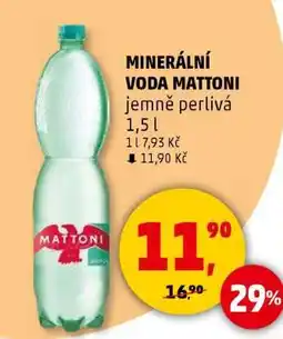 Penny Market MINERÁLNÍ VODA MATTONI nabídka