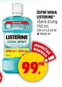 Penny Market ÚSTNÍ VODA LISTERINE nabídka