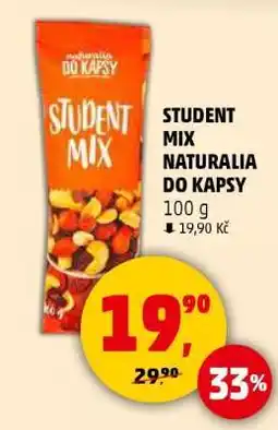 Penny Market STUDENT MIX NATURALIA DO KAPSY nabídka