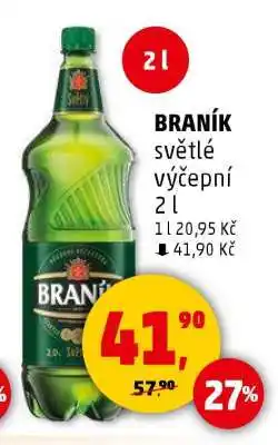 Penny Market Braník světlé výčepní nabídka