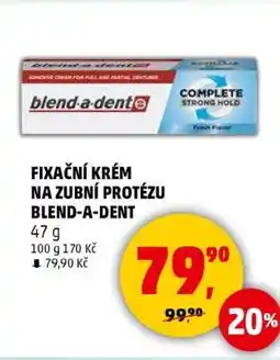 Penny Market FIXAČNÍ KRÉM NA ZUBNÍ PROTÉZU BLEND-A-DENT nabídka